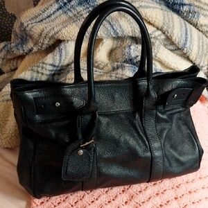 Claudia Adjustable Belted Leather Sachel